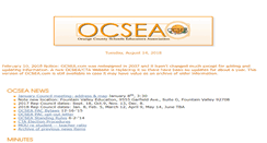 Desktop Screenshot of ocsea.com