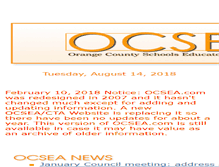 Tablet Screenshot of ocsea.com
